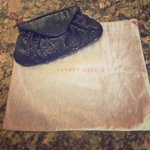Lauren Merkin patent leather clutch